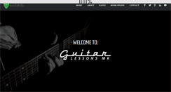 Desktop Screenshot of guitarlessonsmk.com